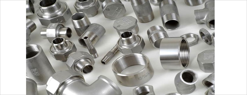 ASTM B366 Incoloy 800H Threaded Fittings in our stockyard