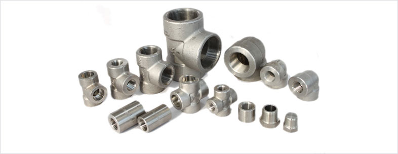 ASTM B366 Incoloy 825 Threaded Fittings in our stockyard