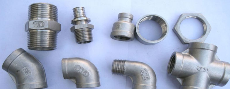 ASTM B366 Inconel 601 Threaded Fittings in our stockyard