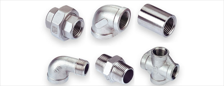 ASTM B 366 Hastelloy C276 Threaded Fittings in our stockyard