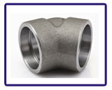 ASTM A182 Grade 317L Stainless Steel Forged Fittings  Socket Weld 1D Elbow in our stockyard