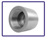ASTM Super Duplex Steel UNS S32950 Forged Fittings  Threaded Half Coupling in our stockyard