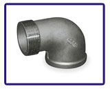 ASTM Super Duplex Steel UNS S32950 Forged Fittings  Threaded Street Elbow in our stockyard