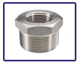 ASTM Super Duplex Steel UNS S32950 Forged Fittings  Threaded Hex Head Bushing in our stockyard