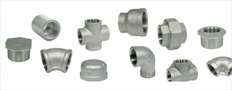ASTM B 366 Alloy 20 Threaded Fittings in our stockyard