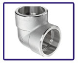 ASTM B366 Inconel 600 Threaded Fittings Socket Weld 5D Elbow in our stockyard