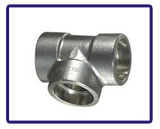 ASTM B366 Inconel 600 Threaded Fittings Socket Weld Equal Tee in our stockyard